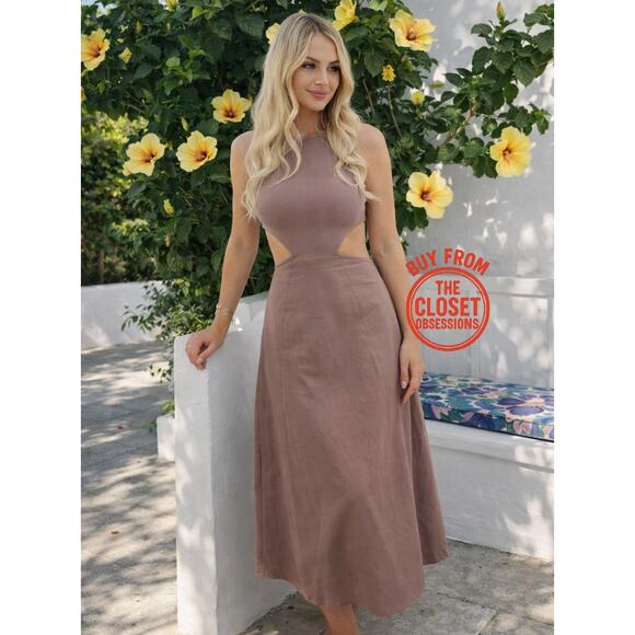 Zara Dresses & Skirts - ZARA Cut-Out Midi Dress NWT